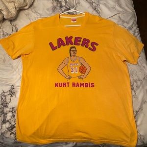 VINTAGE Lakers Shirt-Color Yellow, Size XL